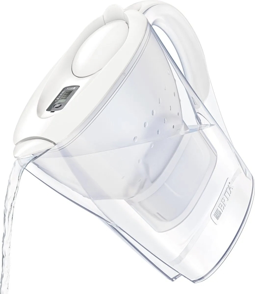 Brita - Caraffa filtrante Marella Bianca + 1 cartuccia Maxtra 2,4L