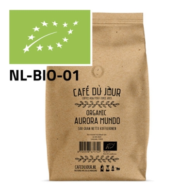 Aurora Mundo – Chicchi di caffè biologici – 500 grammi
