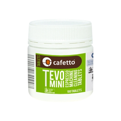 Cafetto Tevo® mini - pastiglie detergenti per macchine da caffè (1,5 grammi) - 100 pezzi