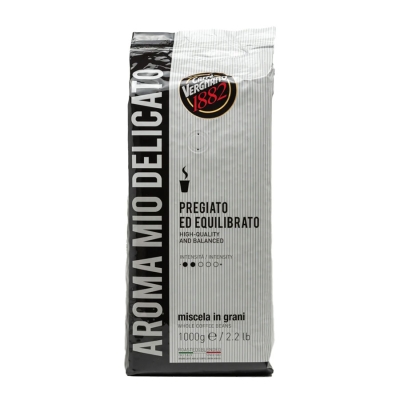 Caffe Vergnano 1882 aroma mio delicato - chicchi di caffè - 1 kg
