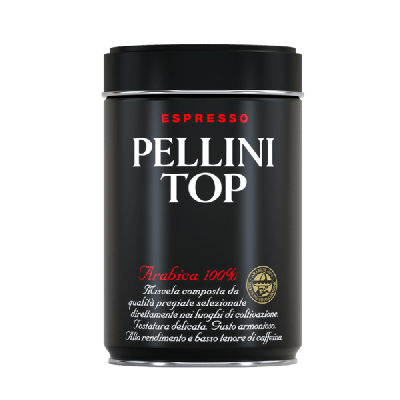 Pellini Top - Caffè macinato in lattina - 250 grammi