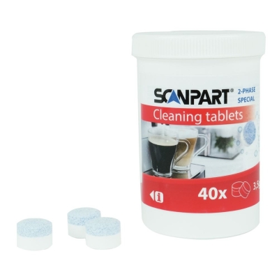 Scanpart - Pastiglie di pulizia a 2 fasi - 40 pezzi