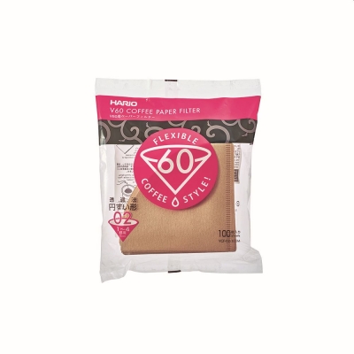 Filtri per caffè Hario V60 - marroni misura 02 - 100 pezzi