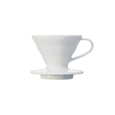 Hario V60 dripper - porcellana bianca - misura 01