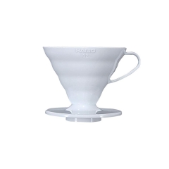 Hario V60 dripper - plastica bianco misura 02