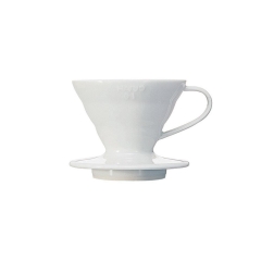 Hario V60 dripper - porcellana bianca - misura 01